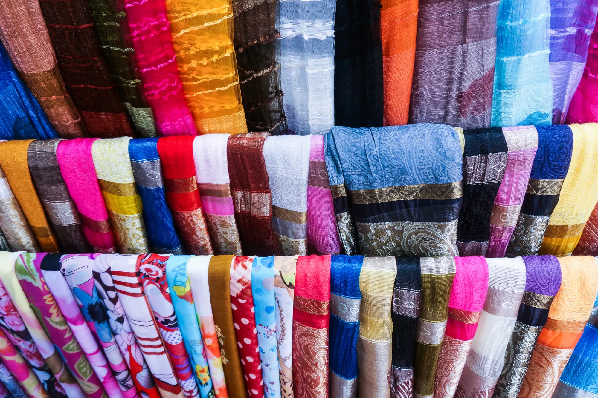 Traditional silk workshop