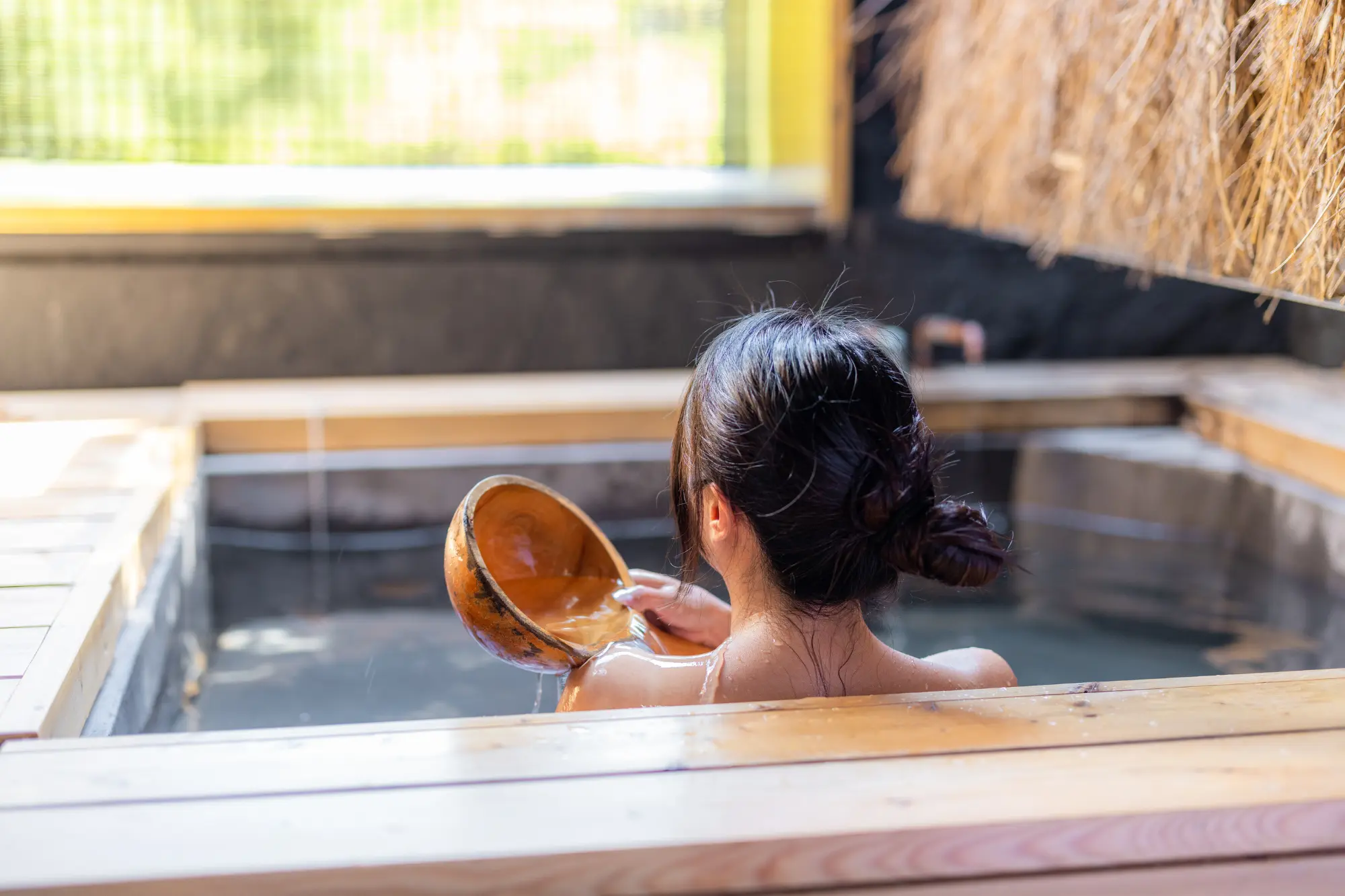Indoor onsen