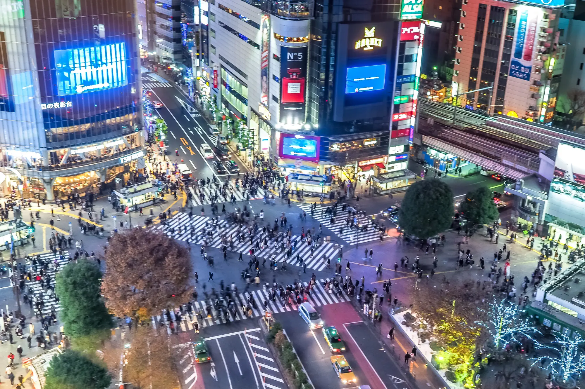 Shibuya Crossing in Tokyo