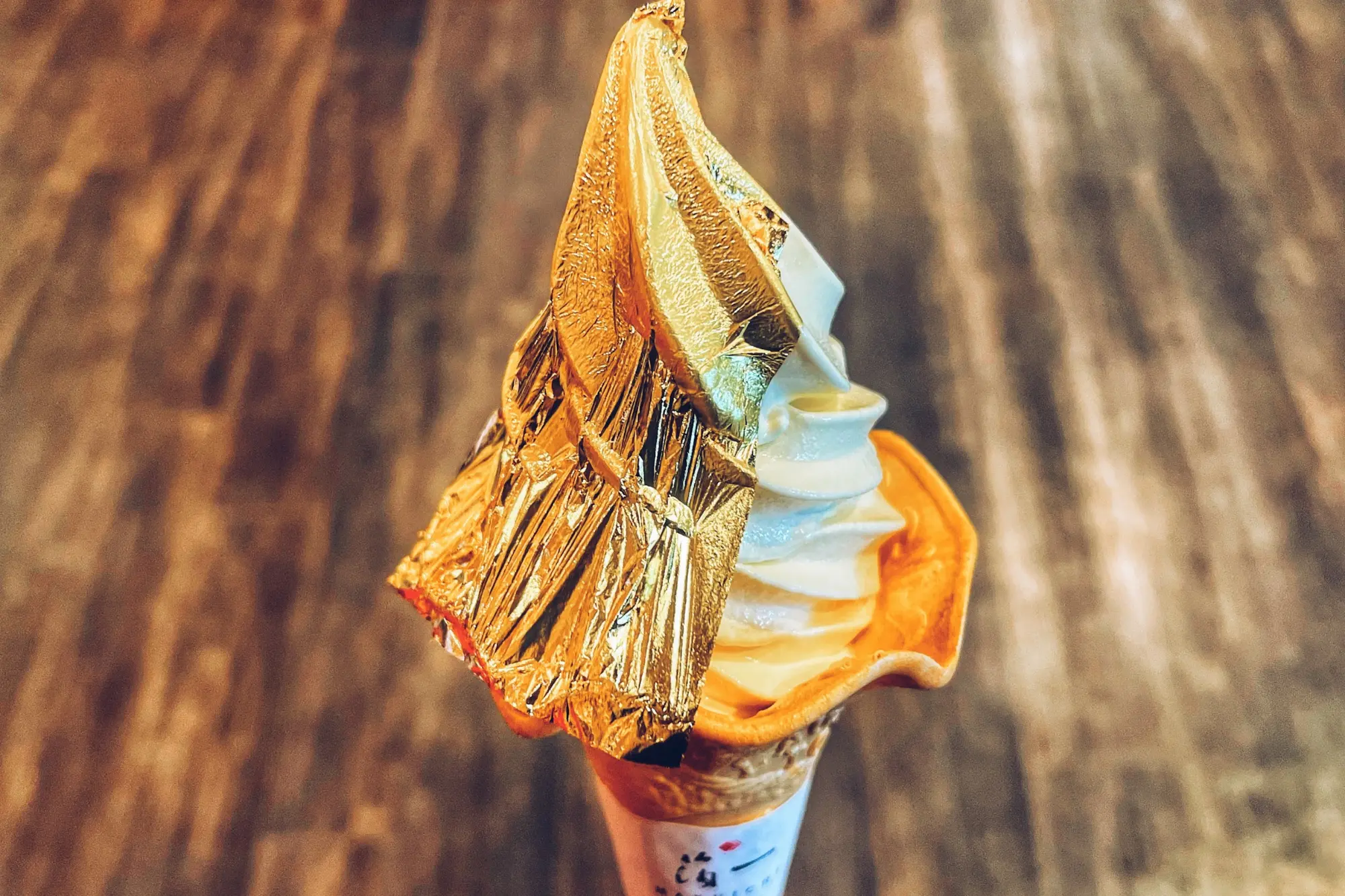 Gold Leaf Ice-scream