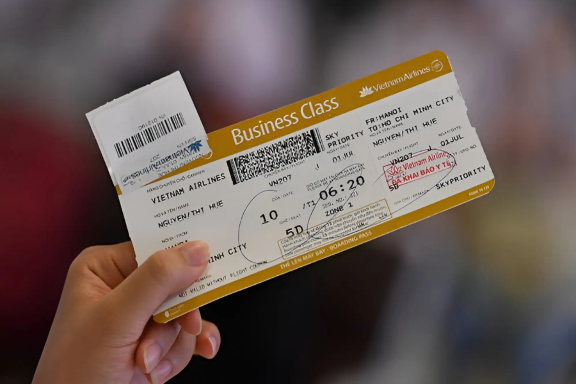 Airlines ticket