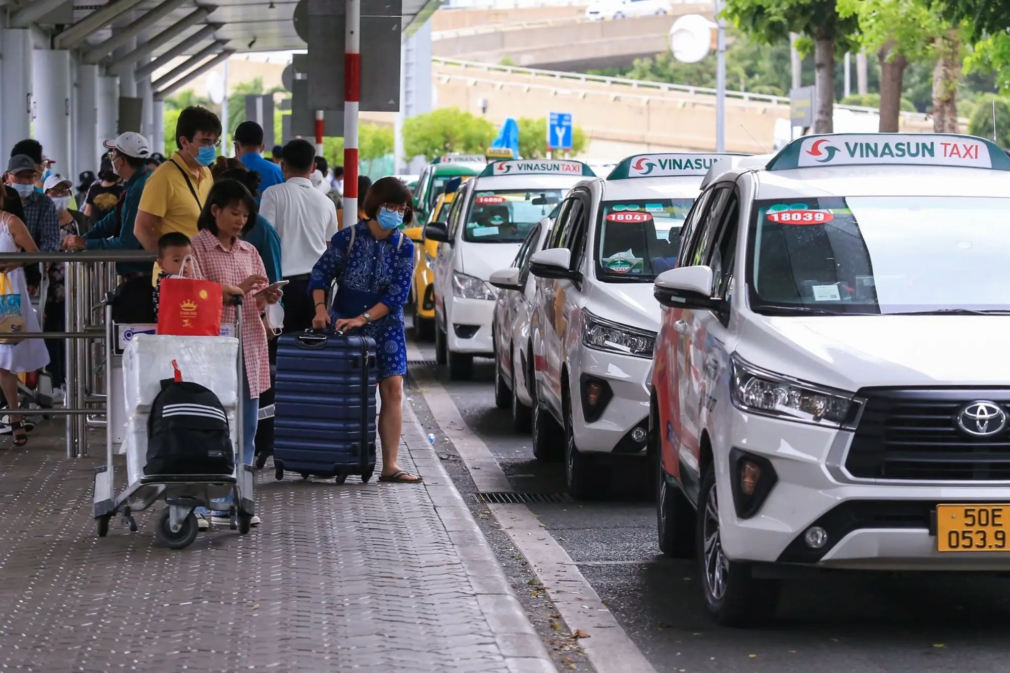 Airport taxi in Vietnam