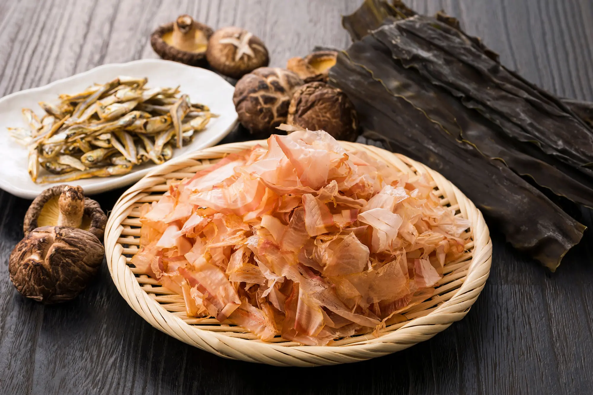 Dashi ingredients
