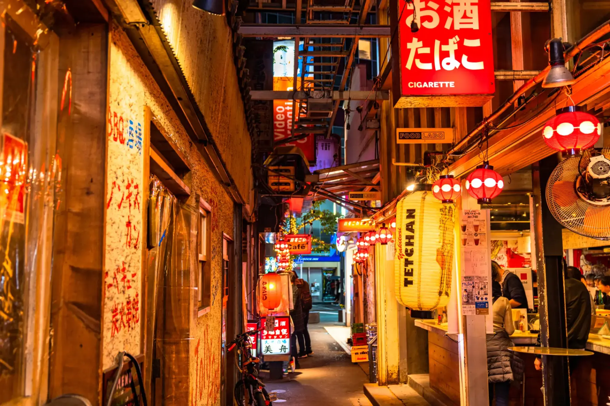 Izakaya Street in Japan