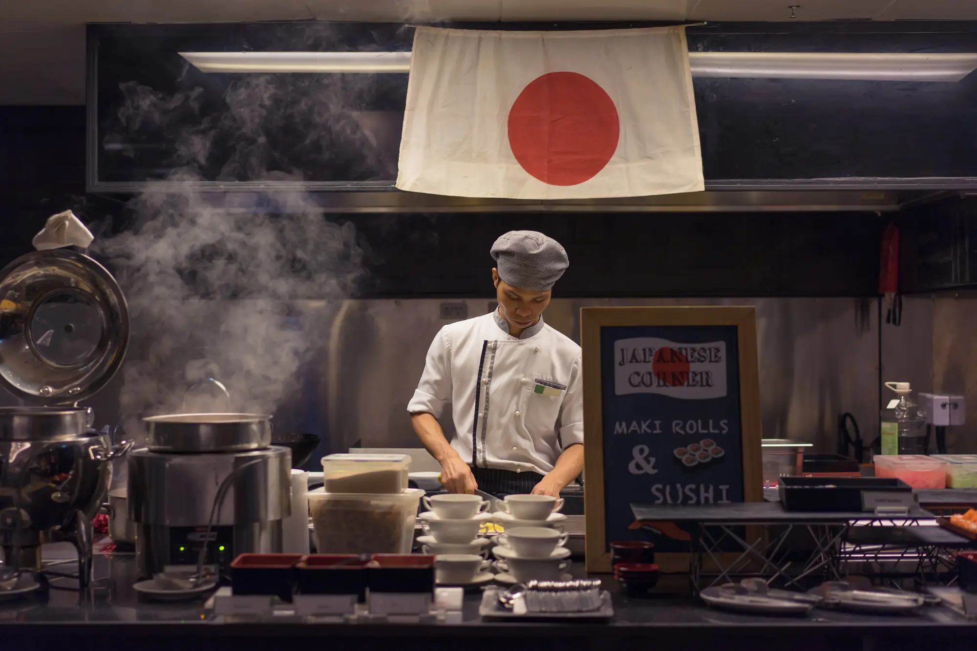 Japanese restaurant atmosphere