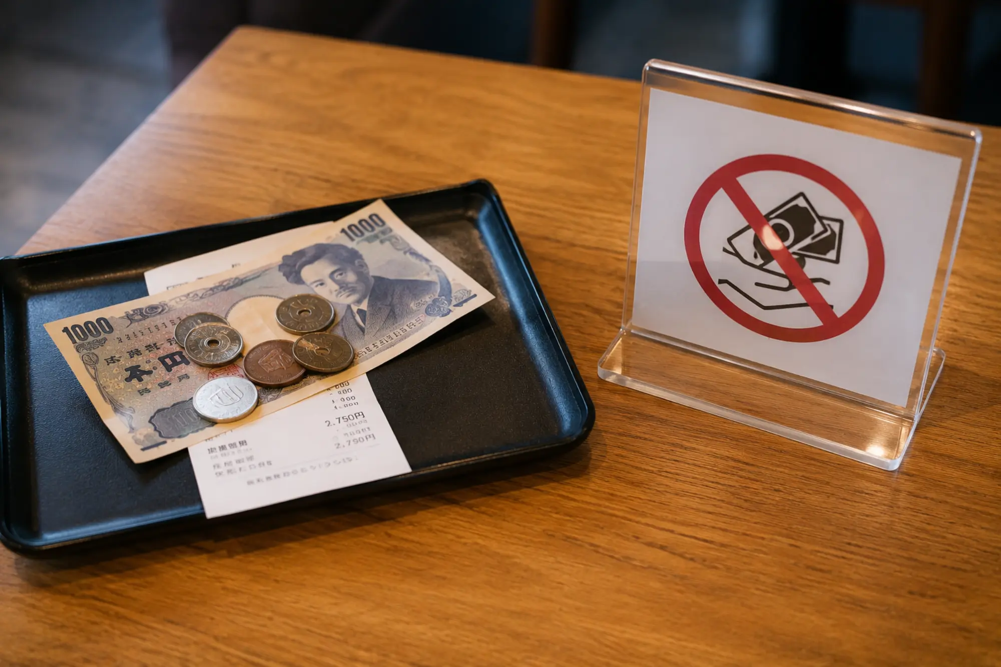 Tipping in Japan